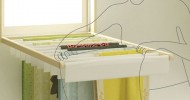 Blindry – Window fold-down laundry rack